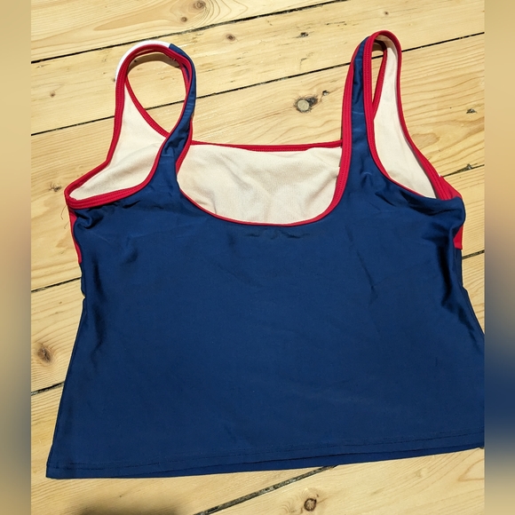 Roots Swimwear '04 Tricolor Bathing Suit Top - Picture 6 of 7